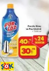 PORÇÖZ KİREÇ VE PAS ÇÖZÜCÜ
